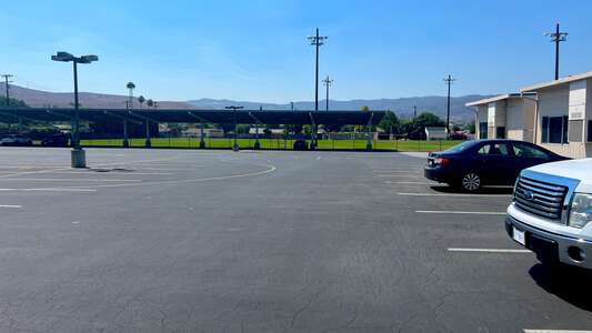 Simi Institute For Careers and Education Parking Lot - Back in Simi Valley