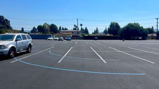 Simi Institute For Careers and Education Parking Lot - Back in Simi Valley