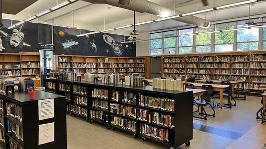 Bidwell Junior High School Library in Chico