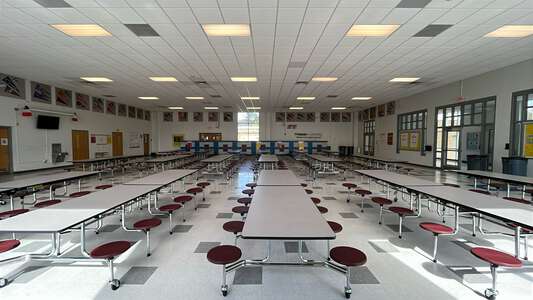 Lowes Grove Magnet Middle School Cafeteria in Durham