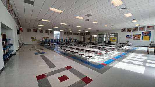 Lowes Grove Magnet Middle School Cafeteria in Durham
