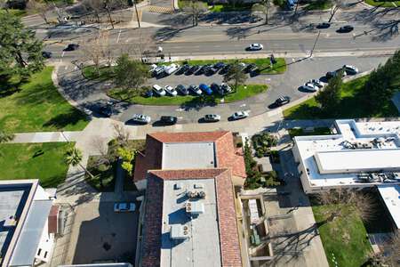 Amador Valley High School Front Loop Only Parking in Pleasanton