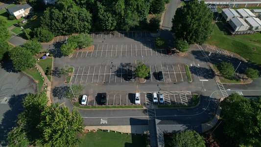 Albemarle Road Elementary School Parking Lot - Front in Charlotte 2