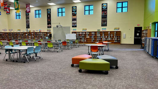 Pine Ridge High School Library in Deltona