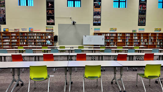 Pine Ridge High School Library in Deltona