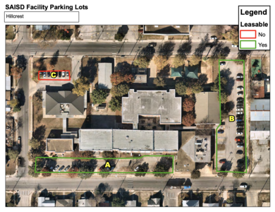 136 Hillcrest Elementary School Parking Lot A (Cap-19/HA-2) in San Antonio