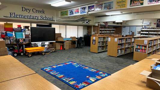 Dry Creek Elementary School Library in Rio Linda