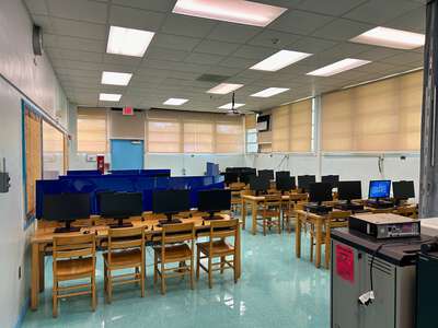 Miami Springs Middle School Library in Miami Springs