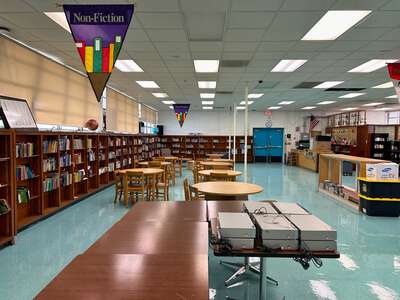 Miami Springs Middle School Library in Miami Springs