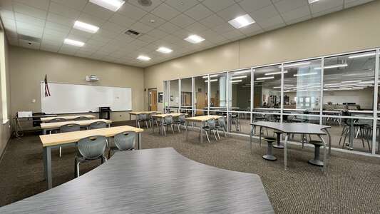 Cypress Creek Middle School Library Collaboration Room in Wesley Chapel