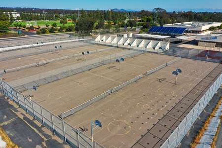Wangenheim Middle School Outdoor Basketball Courts in San Diego
