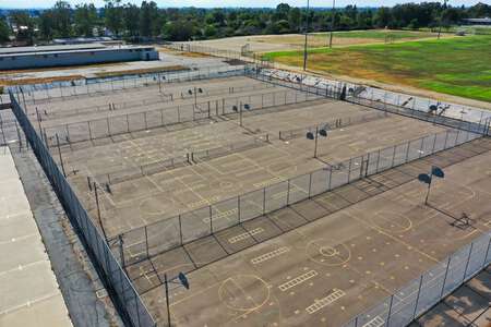Wangenheim Middle School Outdoor Basketball Courts in San Diego