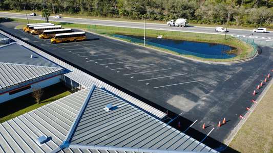 R. J. Murray Middle School Parking Lot - Bus Loop in St. Augustine 2
