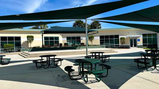Wards Creek Elementary School Courtyard in St. Augustine