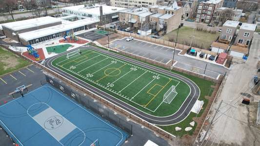 Mollison - Irvin C Mollison Elementary School Field - Practice in Chicago 1