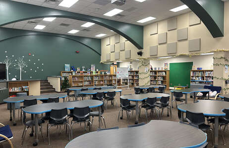 McWhorter Elementary School Library in Mesquite