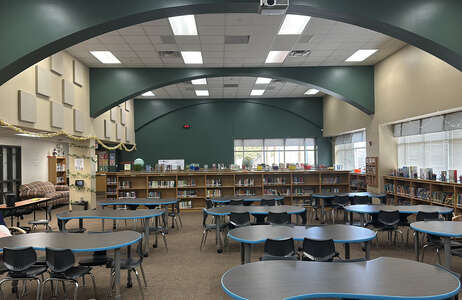 McWhorter Elementary School Library in Mesquite