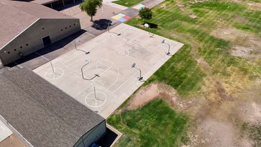 Maricopa Elementary School Outdoor Basketball Courts in Maricopa