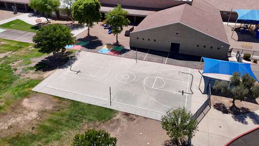 Maricopa Elementary School Outdoor Basketball Courts in Maricopa
