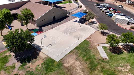 Maricopa Elementary School Outdoor Basketball Courts in Maricopa