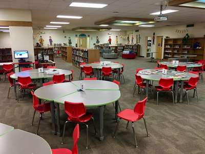 Windsor Elementary School Library in Columbia