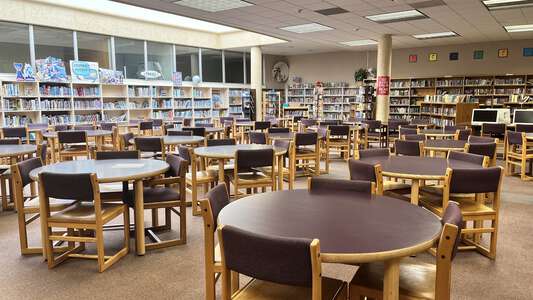Newark Junior High Library in Newark