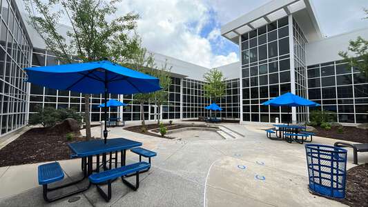 Ralph J. Bunche Middle School Courtyard in Atlanta 2