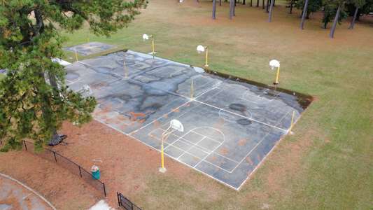 Fairfield Elementary School Outdoor Basketball Courts in Virginia Beach