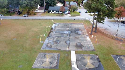 Fairfield Elementary School Outdoor Basketball Courts in Virginia Beach