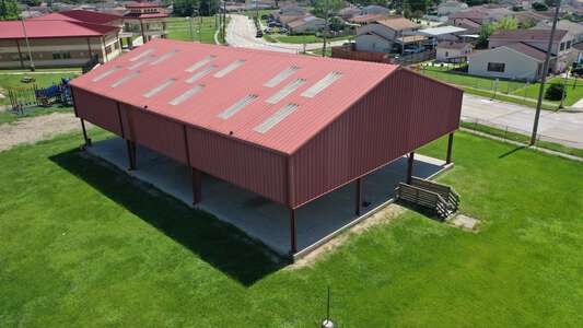 Woodmere School Covered Outdoor Area in Harvey 2