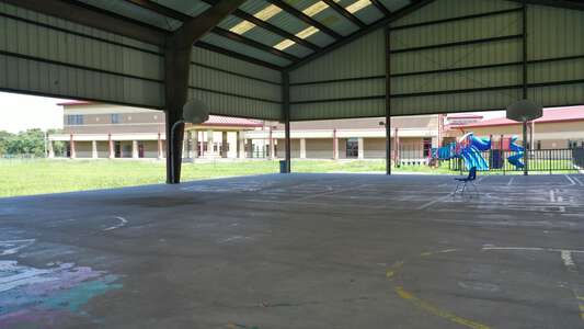 Woodmere School Covered Outdoor Area in Harvey 5