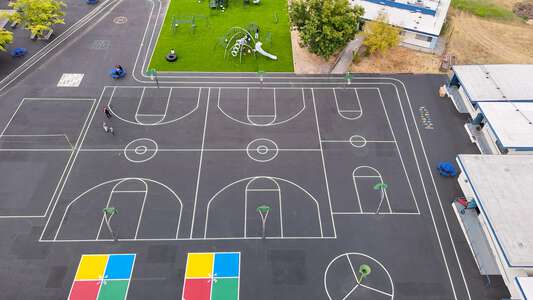 James Monroe Elementary School Outdoor Basketball Courts in Santa Rosa 2