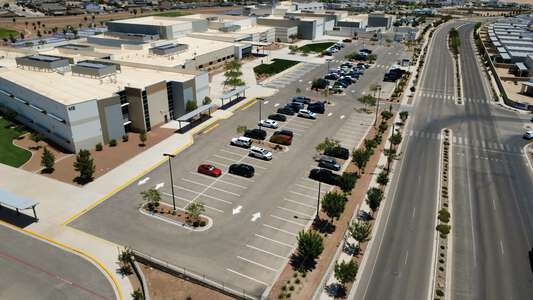 Eastlake Middle School Parking Lot - Side in El Paso 2