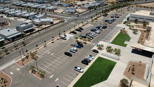 Eastlake Middle School Parking Lot - Side in El Paso 3