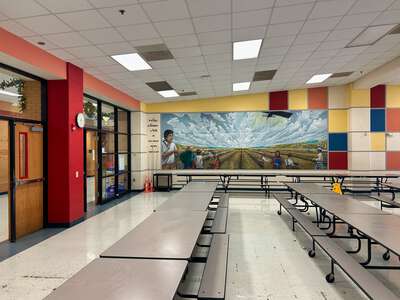 Cesar Chavez Elementary School Cafeteria in Fort Worth