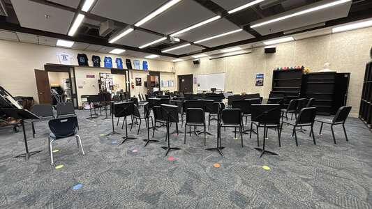 Highland East Jr. High School Band Room in Moore 3