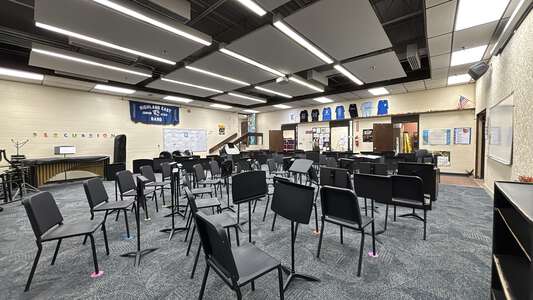 Highland East Jr. High School Band Room in Moore 4