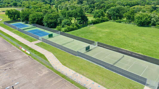 Chavez High School Tennis Courts in Houston