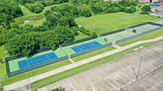 Chavez High School Tennis Courts in Houston