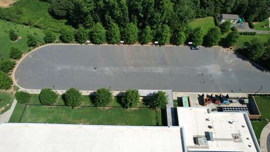 Charlotte East Language Academy K-8 School Parking Lot - Bus Lot in Charlotte 2