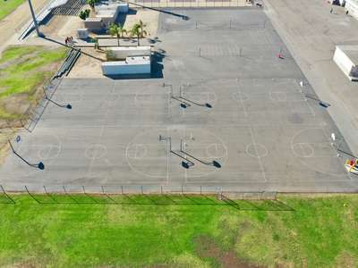 Southwest High School Outdoor Basketball Courts in San Diego