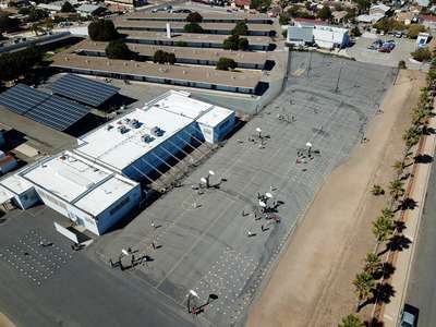 Granger Junior High School Outdoor Basketball Courts in National City