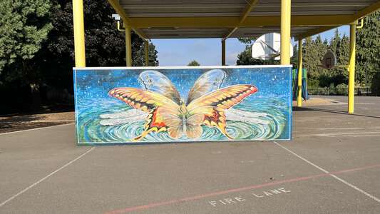 River Road Elementary School Outdoor Basketball Courts in Eugene 4