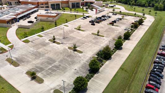 Avalos P-TECH School Parking Lot - Front Small in Houston