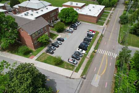Gresham Middle School Parking Lot - Front in Knoxville
