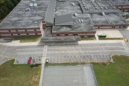 Twin Rivers Middle School Parking Lot - Rear in Buford