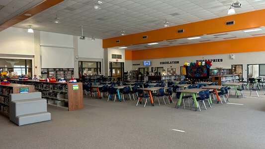 Lanier Middle School Media Center in Sugar Hill