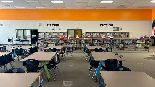 Lanier Middle School Media Center in Sugar Hill