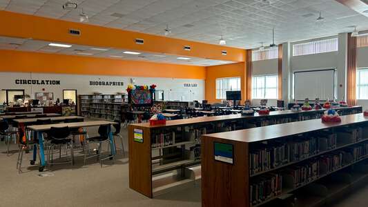 Lanier Middle School Media Center in Sugar Hill