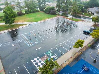 Green Elementary School Parking Lot in San Diego 2